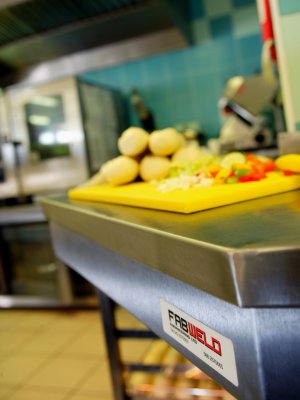 stainless steel kitchen worktops