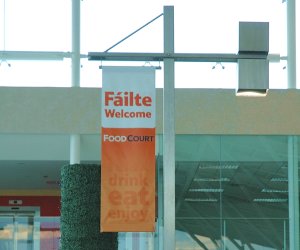 banner in a shop